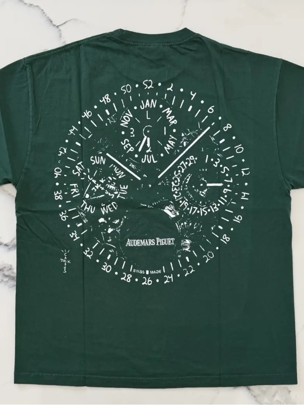 Audemars Piguet x Cactus Jack Green Graphic Tee - Men